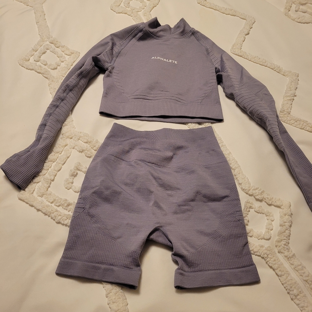 Alphalete,  xxs, purple top only